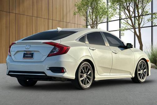 Platinum White Pearl 2019 Honda Civic EX