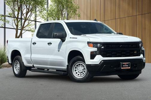 Summit White 2025 Chevrolet Silverado 1500 WT