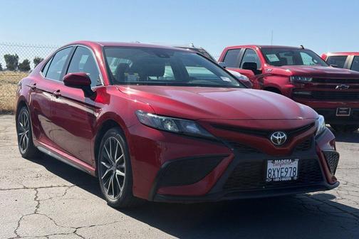 Supersonic Red 2021 Toyota Camry SE