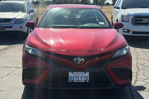 Supersonic Red 2021 Toyota Camry SE