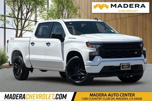 Summit White 2026 Chevrolet Silverado 1500 Custom