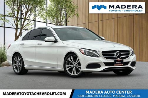 White 2015 Mercedes-Benz C-Class C 300