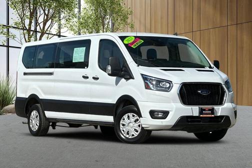 Oxford White 2023 Ford Transit-350 XLT