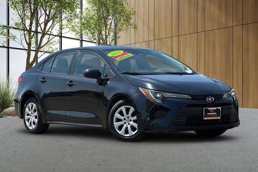 Midnight Black Metallic 2023 Toyota Corolla LE