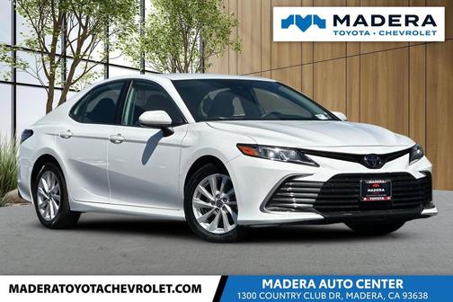 Super White 2021 Toyota Camry LE