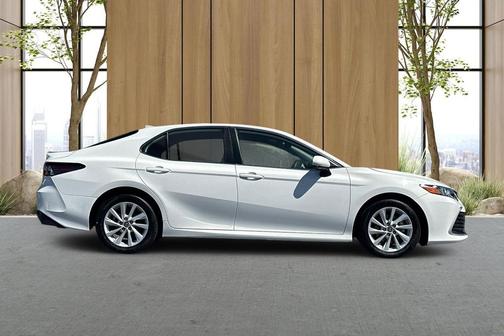 Super White 2021 Toyota Camry LE