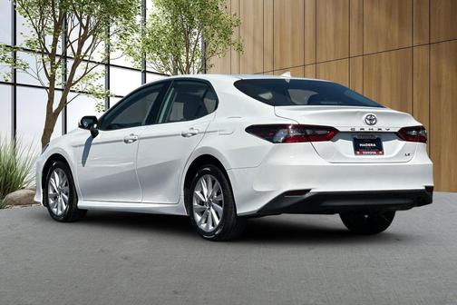 Super White 2021 Toyota Camry LE