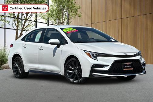 White 2025 Toyota Corolla SE