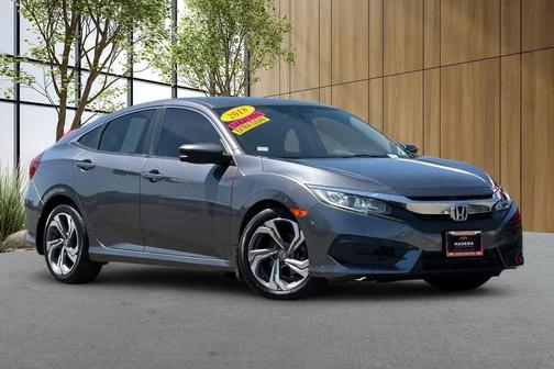 Crystal Black Pearl 2018 Honda Civic EX