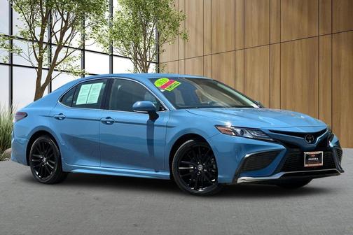 Blue 2023 Toyota Camry XSE