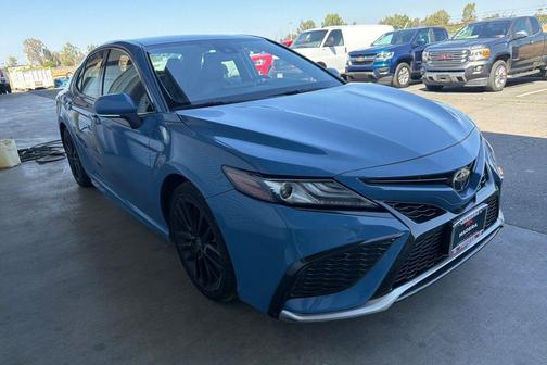 Blue 2023 Toyota Camry XSE