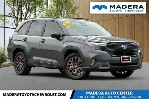 Gray Metallic 2025 Subaru Forester Hybrid Sport