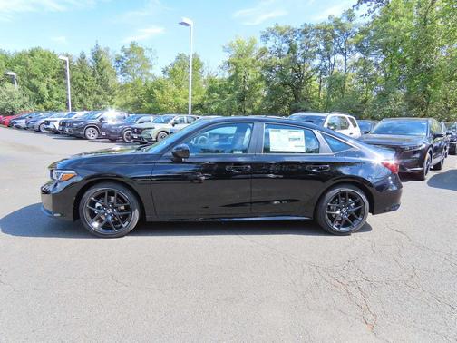 Gray 2026 Honda Civic Hybrid Sport