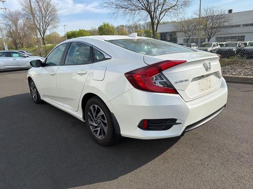 White Orchid Pearl 2018 Honda Civic EX