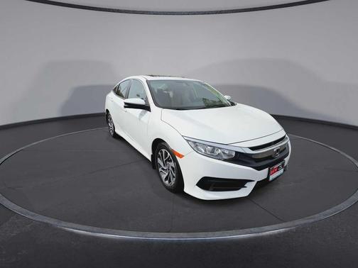 White Orchid Pearl 2018 Honda Civic EX
