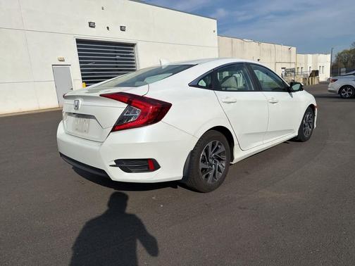 White Orchid Pearl 2018 Honda Civic EX