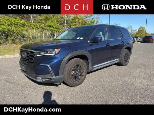 Obsidian Blue Pearl 2023 Honda Pilot AWD EX-L 8 Passenger