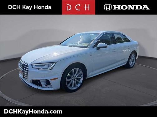 Glacier White Metallic 2019 Audi A4 45 Premium