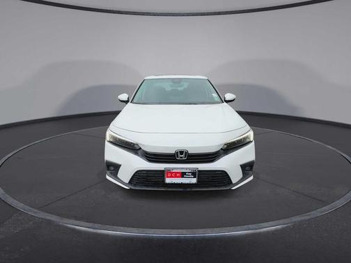 Platinum White Pearl 2023 Honda Civic Touring