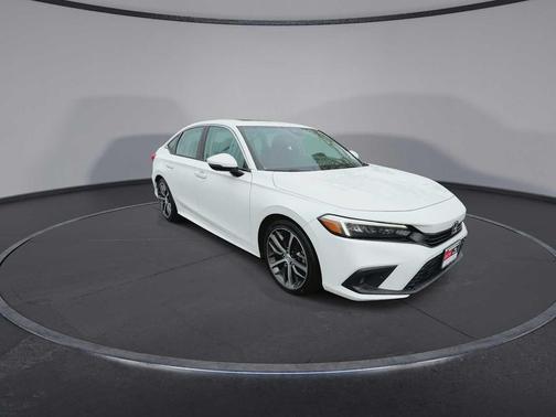 Platinum White Pearl 2023 Honda Civic Touring