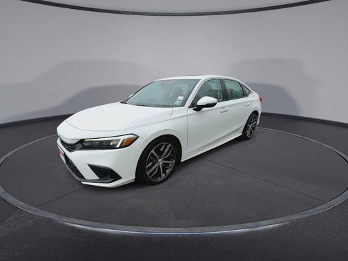 Platinum White Pearl 2023 Honda Civic Touring