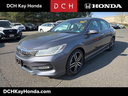 Modern Steel Metallic 2017 Honda Accord Touring V6