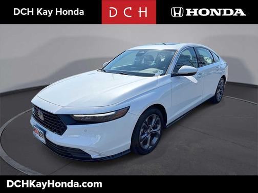 Platinum White Pearl 2023 Honda Accord Hybrid EX-L