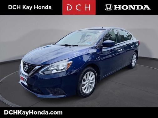Deep Blue Pearl 2018 Nissan Sentra SV