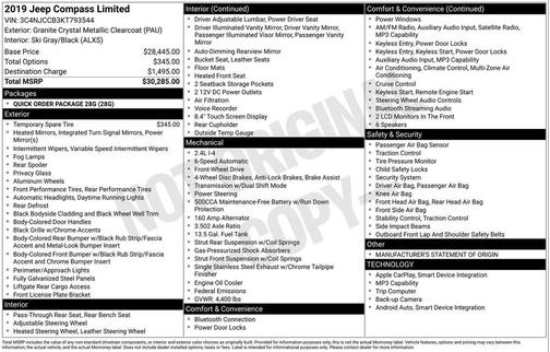 2019 Jeep Compass Limited