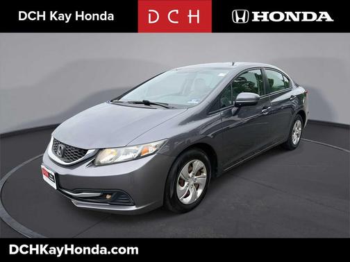 Modern Steel Metallic 2015 Honda Civic LX