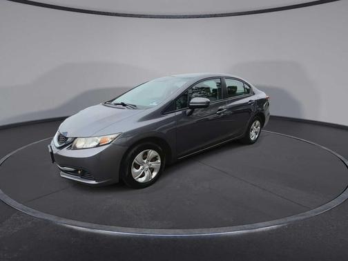 Modern Steel Metallic 2015 Honda Civic LX