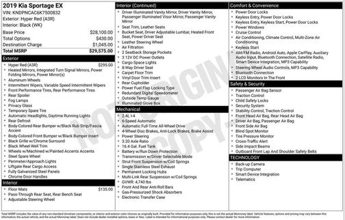 2019 Kia Sportage EX