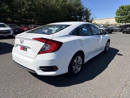 Taffeta White 2018 Honda Civic LX