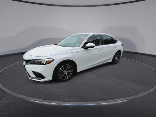 Platinum White Pearl 2023 Honda Civic LX