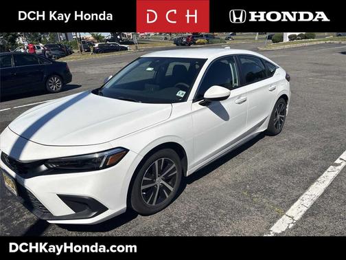 Platinum White Pearl 2023 Honda Civic LX