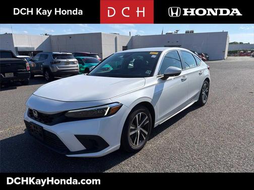 Platinum White Pearl 2023 Honda Civic LX