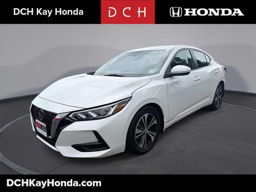 Aspen White Tricoat 2023 Nissan Sentra SV