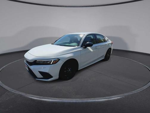 Platinum White Pearl 2024 Honda Civic Sport