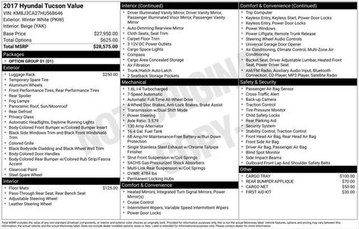 2017 Hyundai TUCSON Value