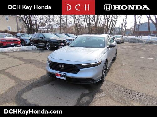 Solar Silver Metallic 2026 Honda Accord Hybrid Sport