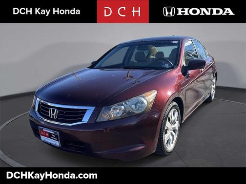 Maroon 2009 Honda Accord EX-L