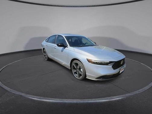 Solar Silver Metallic 2026 Honda Accord Hybrid Sport