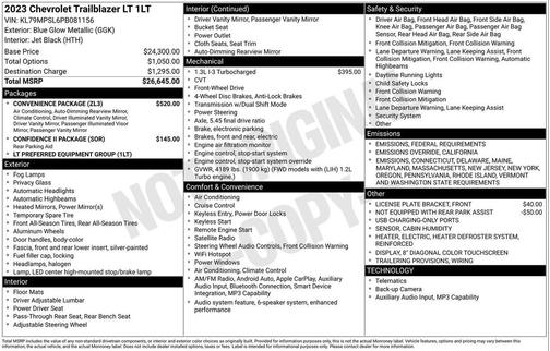 2023 Chevrolet Trailblazer LT