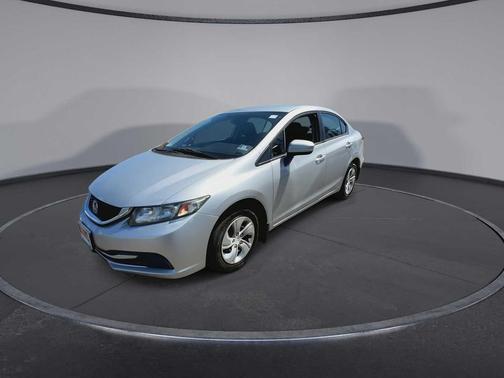 Alabaster Silver Metallic 2015 Honda Civic LX