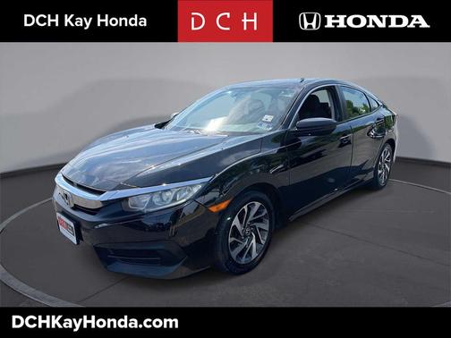 Crystal Black Pearl 2016 Honda Civic EX