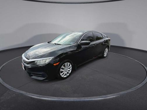 Crystal Black Pearl 2017 Honda Civic LX