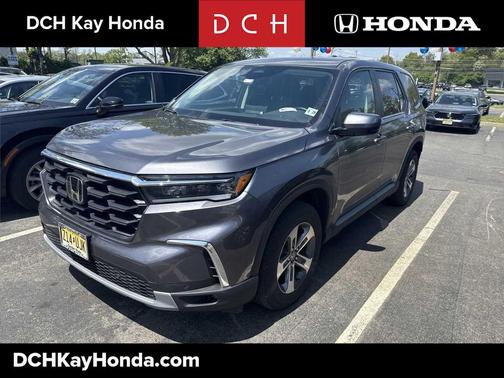 Modern Steel Metallic 2025 Honda Pilot EX-L