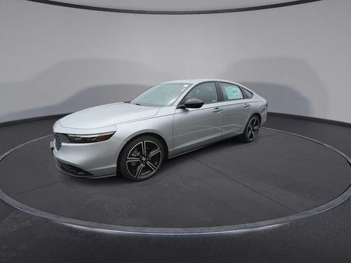 Solar Silver Metallic 2026 Honda Accord Hybrid Sport