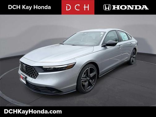 Solar Silver Metallic 2026 Honda Accord Hybrid Sport