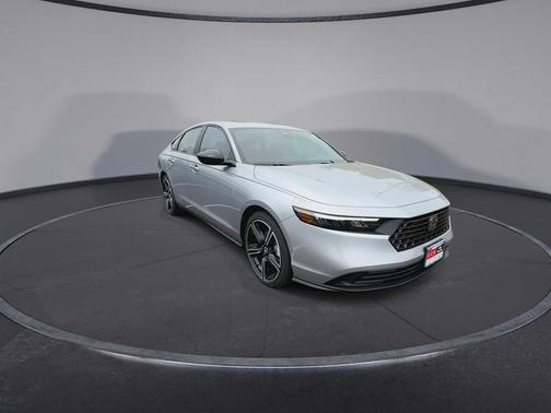 Solar Silver Metallic 2026 Honda Accord Hybrid Sport